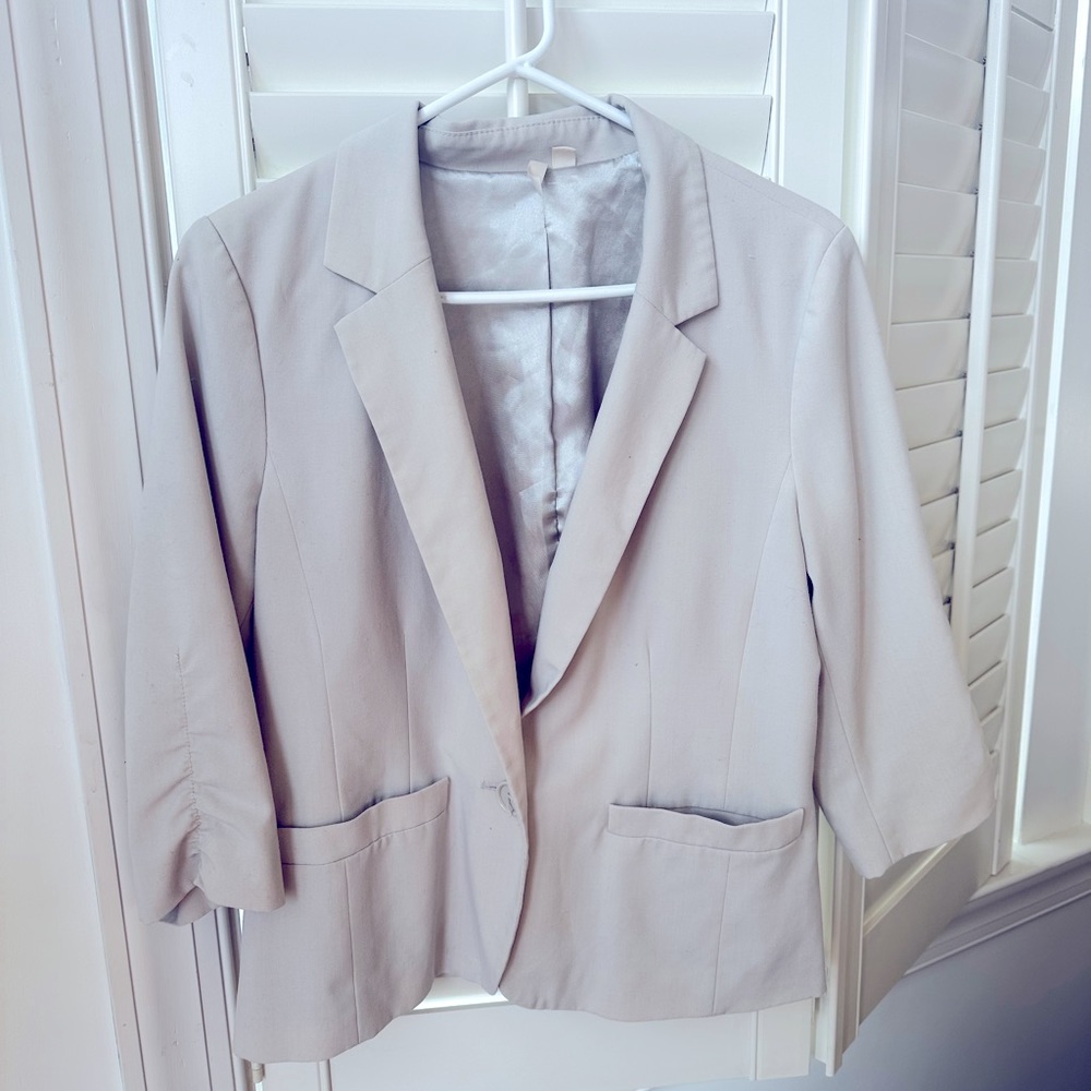 Dress jacket three quartered. From Nordstrom.